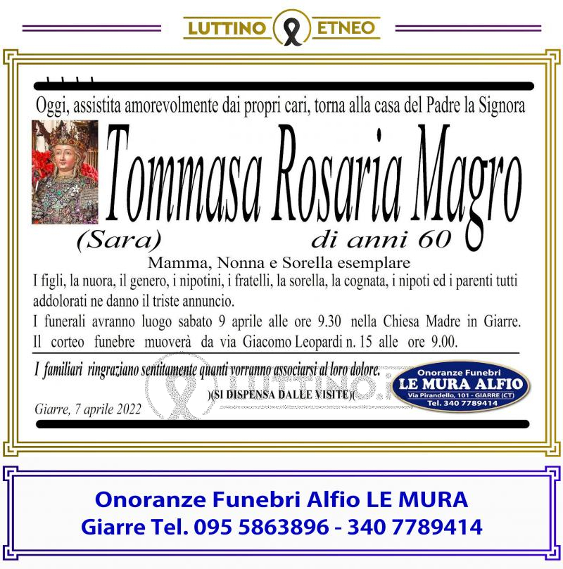 Tommasa Rosaria  Magro 